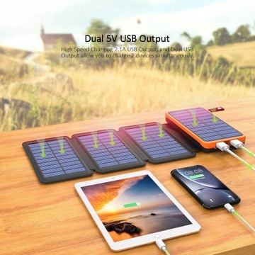 СОЛНЕЧНЫЕ ПАНЕЛИ POWERBANK 25000 мАч КОМПАС ФАКЕЛ