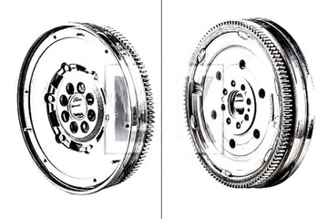 KOLO DVOUHMOTNÉ MAZDA 6 2,0 DI 02-07 LUK