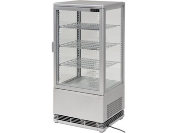 WITRYNA CHŁODNICZA 78L 42x38x96 SREBRNA