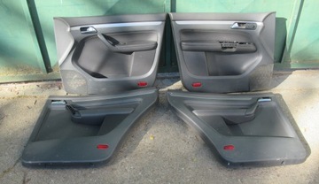VW TOURAN 05R БОКОВЫЕ СИДЕНИЯ, КОЖА, КОМПЛЕКТ НА 5 ЧЕЛОВЕК