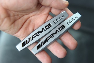 ПРЕМИУМ ЭМБЛЕМА Mercedes AMG Edition НАБОР из 2 шт. эмблем MP240