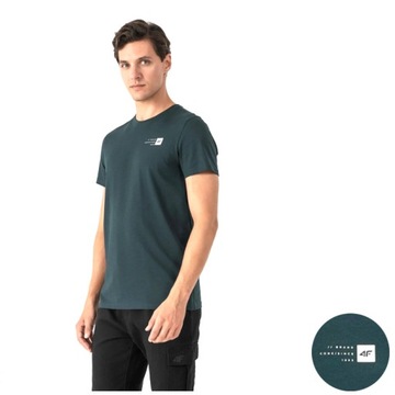 KOSZULKA MĘSKA 4F SPORTOWA T-SHIRT BAWEŁNA M