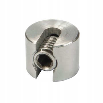 Zacisk do Lin Linowy STOPER LINY Zaczepowy NIERDZEWNY INOX 4mm 20szt.