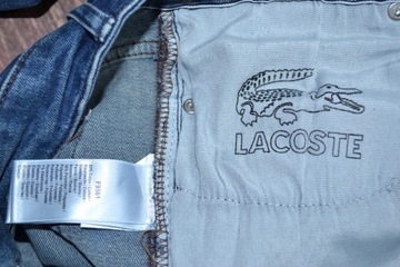 LACOSTE SLIM FIT STRETCH COTTON DENIM SPODNIE JEANS 31/34