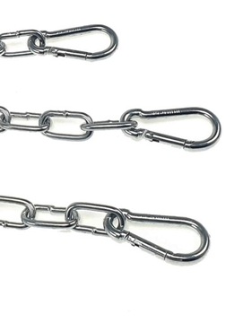 Цепи из нержавеющей стали 350 см для подвешивания решеток над костром барбекю.