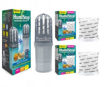 Humistop Pochłaniacz Wilgoci + 2X Wkład Atest