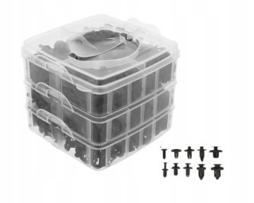 ZESTAW UNIWERSALNYCH SPINEK SAMOCHODOWYCH 635 SZT