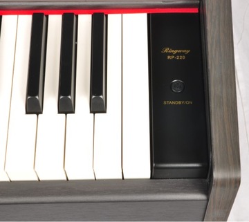 НАБОР НАУШНИКОВ ДЛЯ ЦИФРОВОГО ПИАНИНО RINGWAY RP220 RW, ИЗ 88 КНОПОК, ИЗ 88 КЛАВИШ