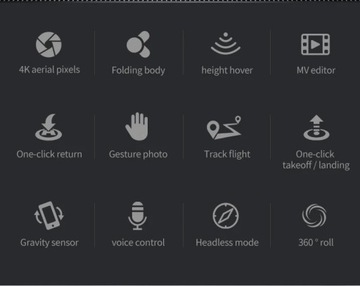 Мини-дрон с камерой 4K 1080P HD