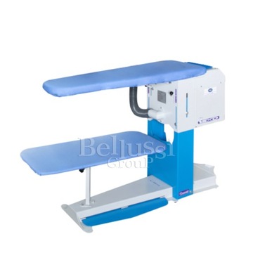 Stół prasowalniczy BR/A SXD z regulacją wysokości, odsysaniem i podgrzewani