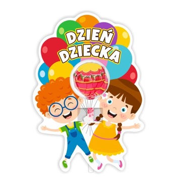 Opakowanie na lizaka na DZIEŃ DZIECKA balony upominek