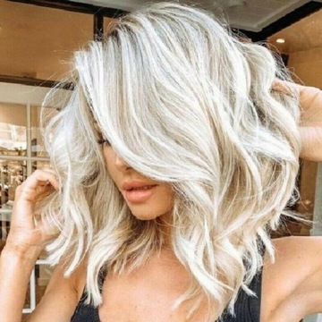 Glam clip-in peruka puszyste loki moda długa włosy