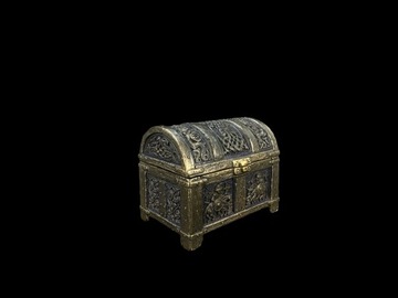 НОРДИЧЕСКИЙ СУНДУК ДЛЯ КАРТ БРЕНД VERONESE WU77832A4 СКУЛЬПТУРА БРОНЗА