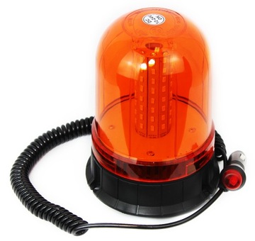 LAMPA OSTRZEGAWCZA LEDOWA CE 12/24V KOGUT NA MAGNES LAMPA BŁYSKOWA LED