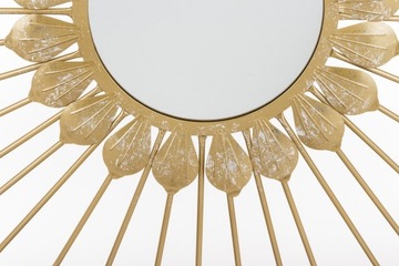 LUSTRO SŁOŃCE ZŁOTY METAL