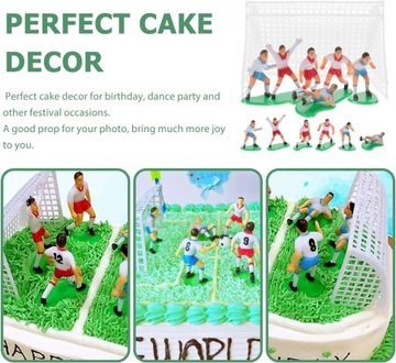 Топперы, Пластиковые миниатюрные фигурки футбольной команды, футбола.