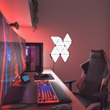 Nanoleaf Ultra Black Triangles 9 световых панелей