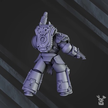 White Megalodon Clan Warriors x5 DakkaDakkaStore