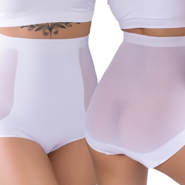 BIELIZNA WYSZCZUPLAJĄCA majtki KORYGUJĄCE wysoki stan MODELUJĄCE