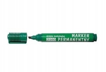 MARKER PERMANENTOWY OKRĄGŁY WODOODPORNY ZIELONY