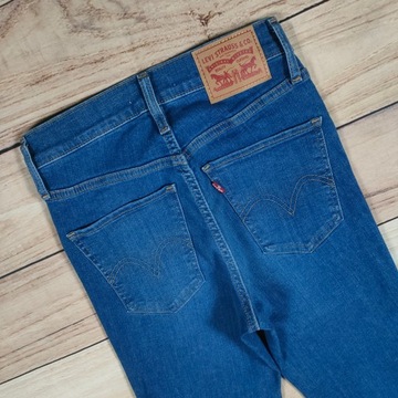 LEVI'S Mile High Super Skinny Spodnie Jeans Damskie r. 25/30