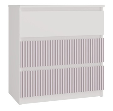 KOMODA M3 BIAŁY FRONT RÓŻOWY ARTESO MALWA SZAFKA POKÓJ DZIECIĘCY