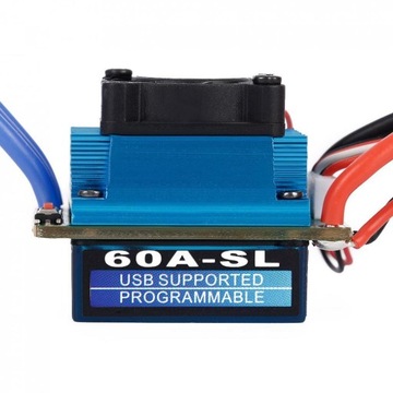 Новый бесщеточный электрический контроллер Racing 60A ESC для радиоуправляемой модели 1:10