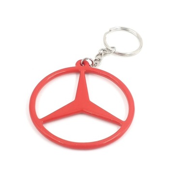 Brelok do kluczy - Mercedes. Czerwony. Duży.