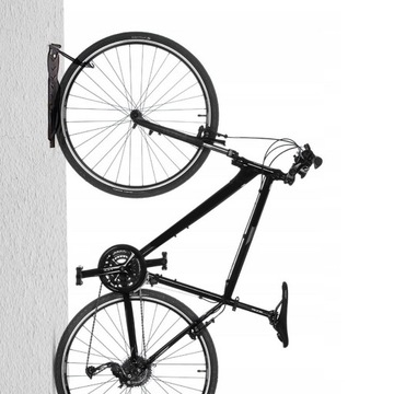Rowerowy uchwyt ścienny Maclean, pionowy, stal, max. obciążenie 30kg, MC-4