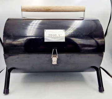 GRILL ROZKŁADANY CZARNY