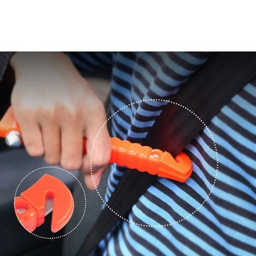 ZBIJAK DO SZYB Z PRZECINAK DO PASÓW BEZPIECZEŃSTWA, MŁOTEK AWARYJNY DO AUTO