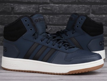 Buty męskie Adidas HOOPS 2.0 MID GZ7939 OCIEPLANE FUTERKO