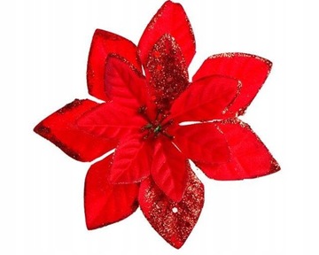 РОЖДЕСТВЕНСКАЯ ЕЛКА ЦВЕТЫ ВИФЛИМСКАЯ ЗВЕЗДА 6ШТ КРАСНЫЕ