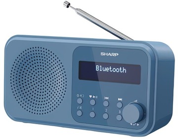 Radio SHARP DR-P420 FM DAB+ Bluetooth Niebieski