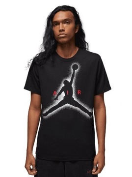 NIKE JORDAN AIR WORDMARK T-Shirt roz. L CZARNA