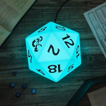 ЛАМПА ДЛЯ ИГРЫ В КОСТИ K20 DND ПОДЗЕМЕЛЬЯ И ДРАКОНЫ