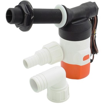 POMPA WODY ZABURTOWEJ 12V 800 GPH 50 L/MIN DO ŁODZI JACHTU DLA WĘDKARZY