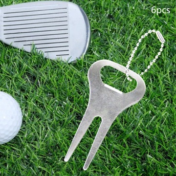 6 инструментов для ремонта гольфа Divot L, портативная вилка для ремонта гольфа