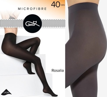 Rajstopy Gatta Rosalia 40den Grafit 4 (L)