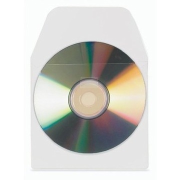 Samoprzylepna kieszeń na CD 10szt z klapką 127x127