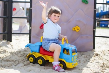 Самосвал-самосвал 3в1 для большого автомобиля-толкателя Полесье