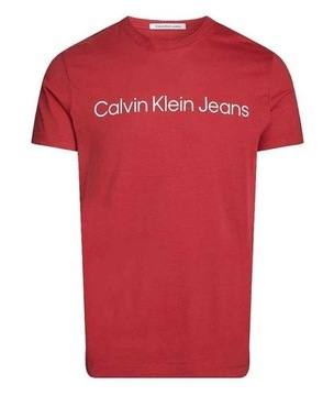 Calvin Klein Jeans t-shirt J30J322344 XA0 bordowy XXXL