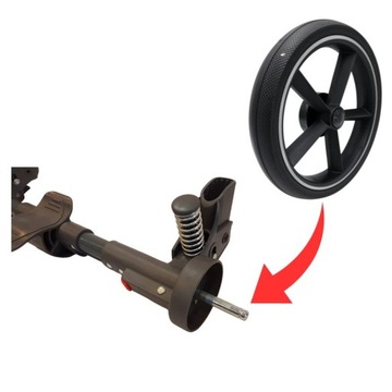 Колесо для коляски RIKO, обод H220 БЕЛЫЙ, 12 1/2 x2 1/4, RIKO, CoToBaby,