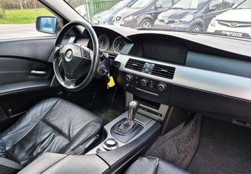 BMW Seria 5 E60 2005 BMW Seria 5 BENZYNA R6 177KM SKORA automat atrakcyjny wyglad okazja, zdjęcie 37
