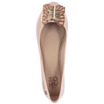 Buty Baleriny Damskie Zaxy LL285016 Nude Beżowe