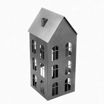 DOMEK LAMPION NA LED SWIECE LATARNIA HANDMADE PARAPET STÓŁ LOFT LATARENKA