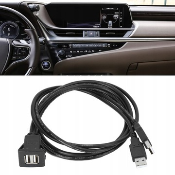 КАБЕЛЬ-УДЛИНИТЕЛЬ USB 2.0, ДВОЙНОЙ ИНТЕРФЕЙС