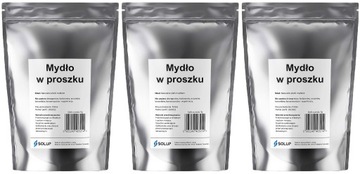 PŁATKI MYDLANE mydło w proszku NATURALNE EKO 3 x 1kg