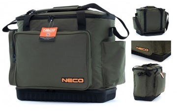 Neco Torba Wędkarska Sztywne Dno 70306 Pojemna, Wytrzymała 44X24X42CM