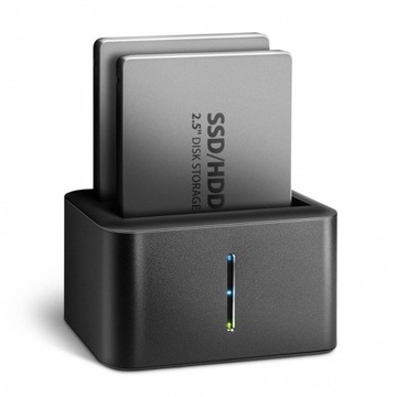 Stacja dokująca USB 3.2 Gen1 2xSATA 2.5'' SSD/HDD